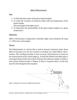 Auto Abbe refractometer distribution|abbe refractometer pdf.